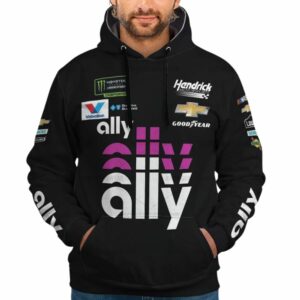 Jimmie Johnson 48 Hendrick Motorsports Nascar Ally And Chevrolet Racing Uniform All Over Print Hoodie