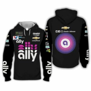 Jimmie Johnson Hendrick Motorsports Nascar Ally And Chevrolet Racing Uniform All Over Print Hoodie