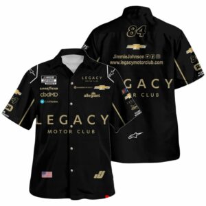 Jimmie Johnson Nascar Legacy Motor Club 2023 Racing Uniform Hawaiian Shirt