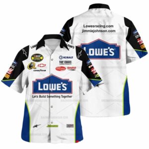 Jimmie Johnson Nascar Lowes 2006 Racing Uniform Hawaiian Shirt