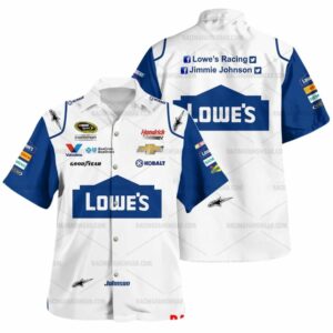 Jimmie Johnson Nascar Lowes 2016 Racing Uniform Hawaiian Shirt