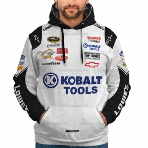 Jimmie Johnson Nascar Lowe's And Kobalt Tools 2009 Racing Uniform All Over Print Hoodie