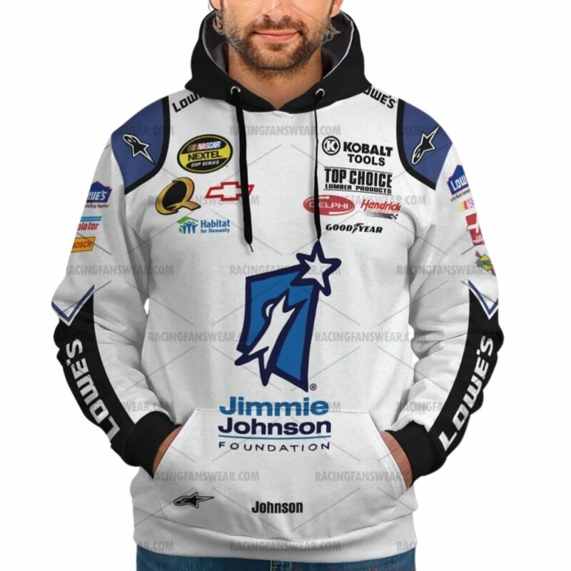 Jimmie Johnson Nascar Racing 2007 Uniform 3D Hoodie 1