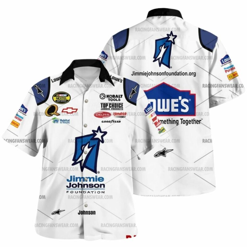 Jimmie Johnson Nascar Racing 2007 Uniform Hawaiian Shirt 1