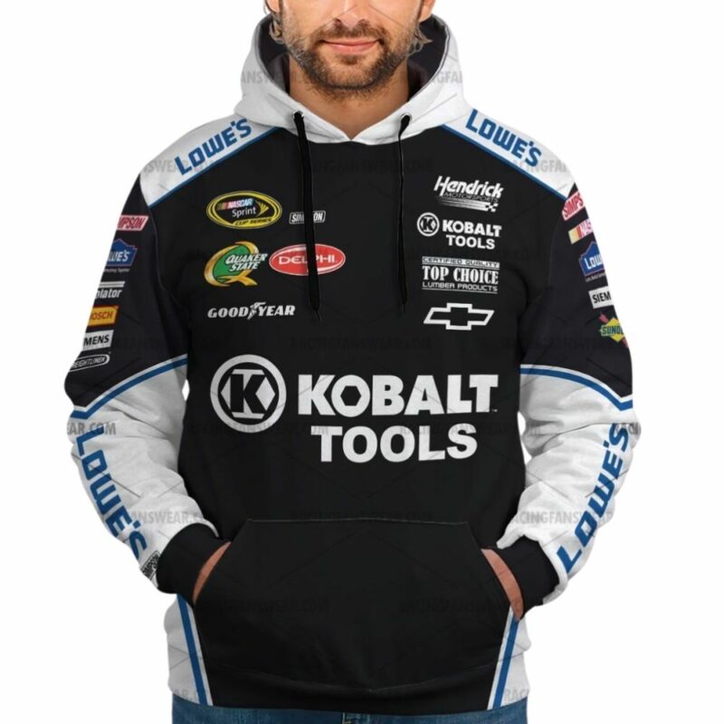 Jimmie Johnson Nascar Racing 2011 Kobalt Tools Uniform 3D Hoodie 1