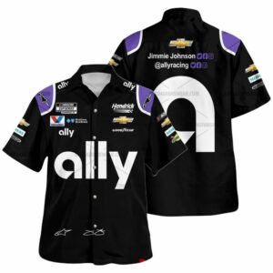 Jimmie Johnson Nascar Racing Ally 2020 Uniform Hawaiian Shirt