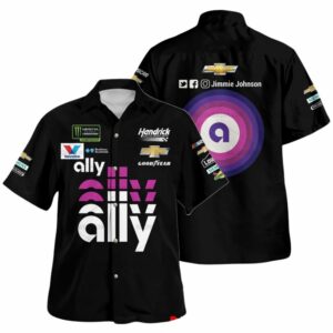 Jimmie Johnson Nascar Racing Ally Uniform Hawaiian Shirt