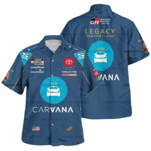 Jimmie Johnson Nascar Racing Carvana 2025 Uniform Hawaiian Shirt