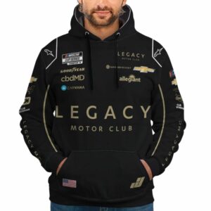 Jimmie Johnson Nascar Racing Legacy Motor Club 2023 Uniform All Over Print Hoodie