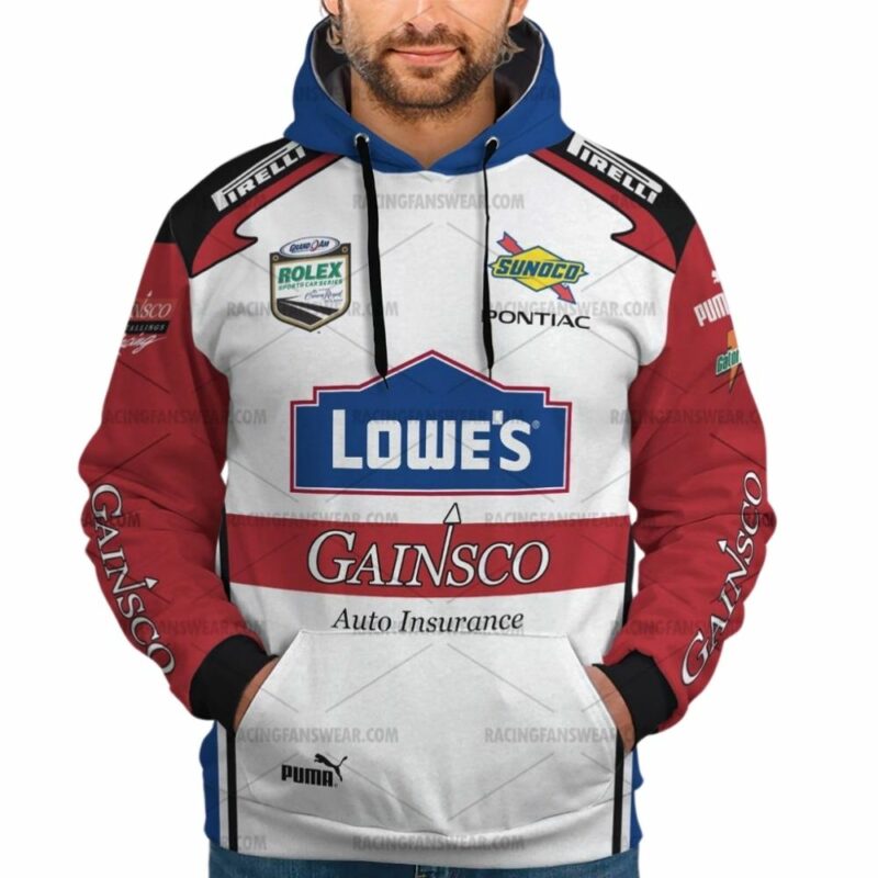 Jimmie Johnson Nascar Racing Lowes Gainsco Auto Insurance Uniform 3D Hoodie 1