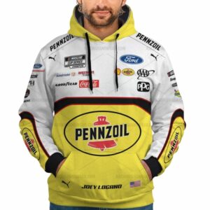 Joey Logano Nascar 2022 Pennzoil And Coca Cola Racing Uniform All Over Print Hoodie