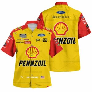 Joey Logano Nascar 2022 Pennzoil Racing Uniform Hawaiian Shirt