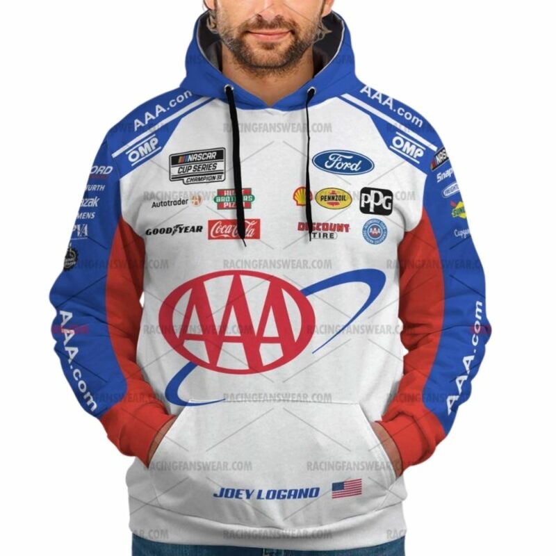 Joey Logano Nascar Racing 2025 Uniform 3D Hoodie 1