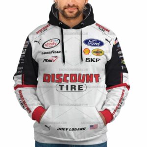 Joey Logano Nascar Racing Discount Tire 2016 Uniform All Over Print Hoodie