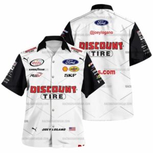 Joey Logano Nascar Racing Discount Tire 2016 Uniform Hawaiian Shirt