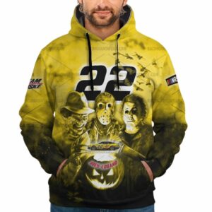 Joey Logano Nascar Racing Halloween All Over Print Hoodie