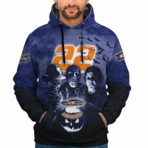 Joey Logano Nascar Racing With Friends Horror Halloween All Over Print Hoodie