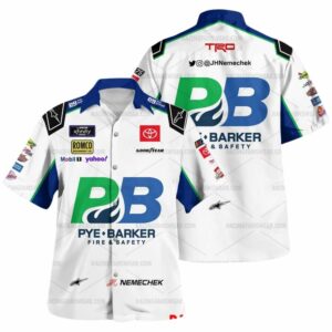 John Hunter Nemechek Nascar 2023 Racing Uniform Hawaiian Shirt
