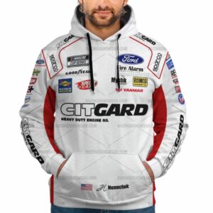 John Hunter Nemechek Nascar Racing 2020 Legacy Motor Club CITGARD Uniform All Over Print Hoodie