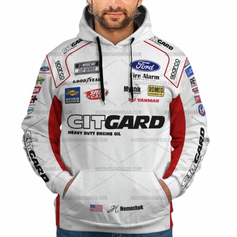 John Hunter Nemechek Nascar Racing 2020 Legacy Motor Club Citgard Uniform 3D Hoodie 1