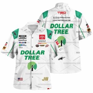John Hunter Nemechek Nascar Racing Dollar Tree 2025 Uniform Hawaiian Shirt
