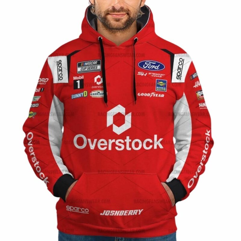Josh Berry Nascar Racing 2024 Overstock Uniform 3D Hoodie 1