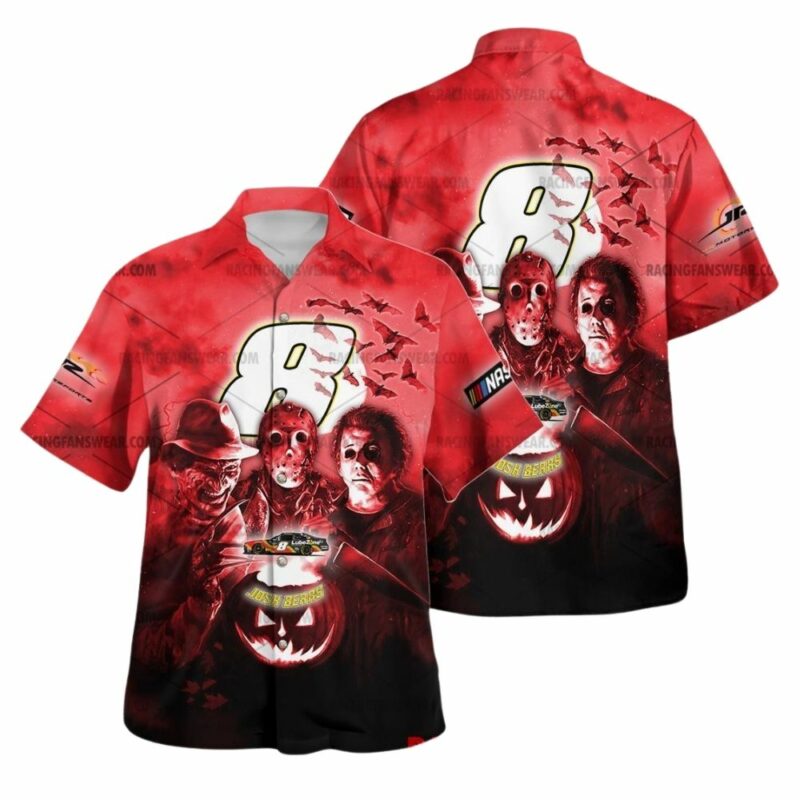 Josh Berry Nascar Racing Halloween Hawaiian Shirt 1