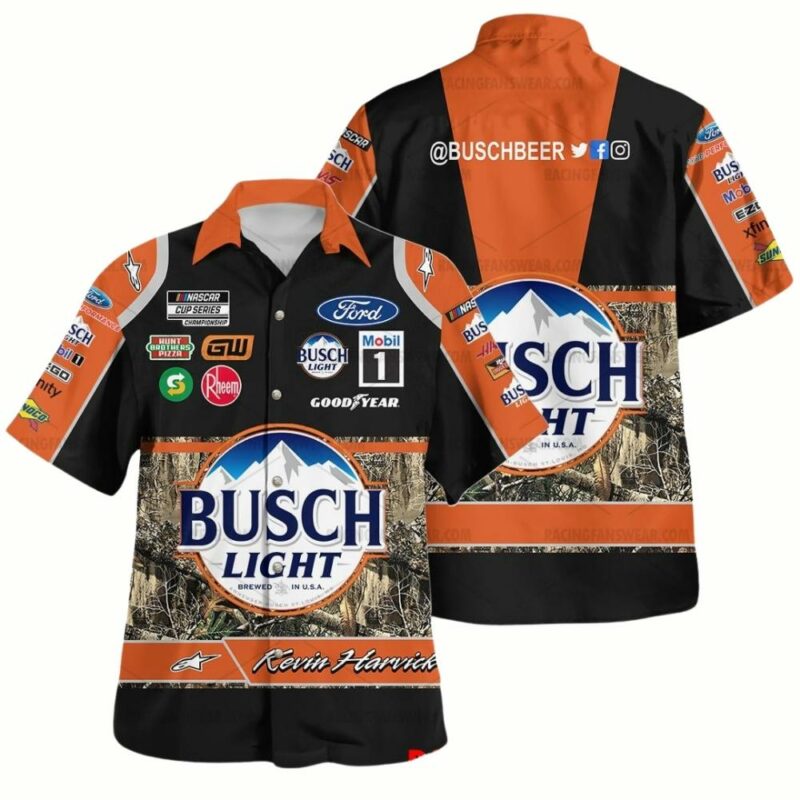 Kevin Harvick Busch Light Ford Hunting Nascar 2022 Racing Uniform 1