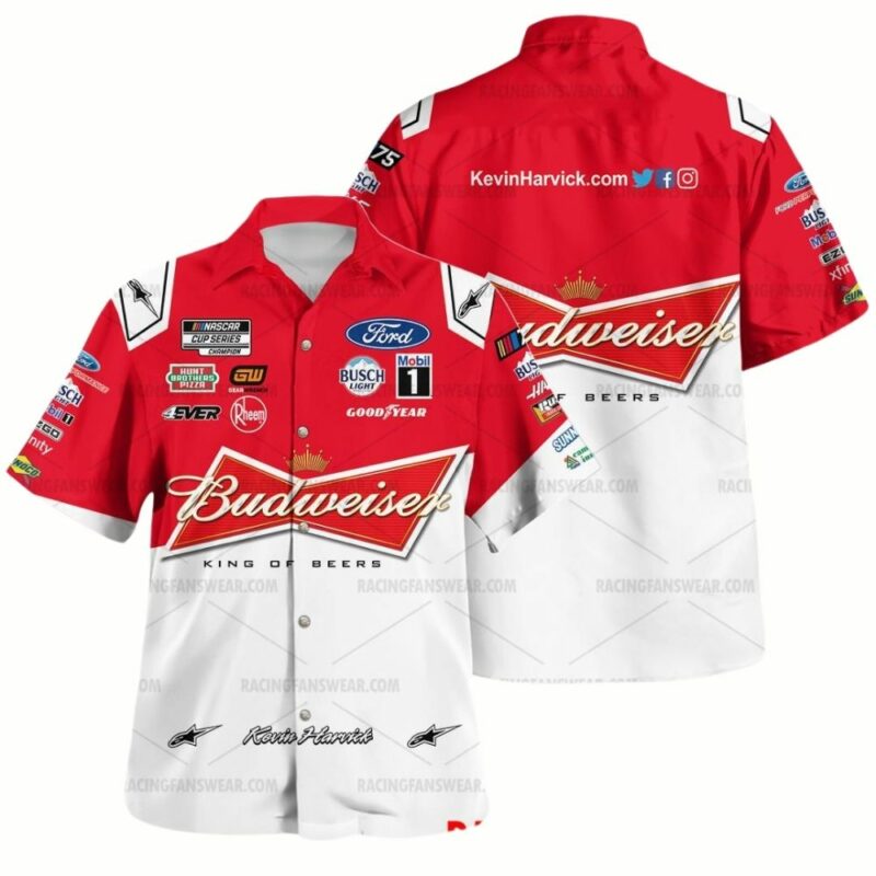 Kevin Harvick Nascar Budweiser King Of Beers Racing 2023 Uniform 1 1