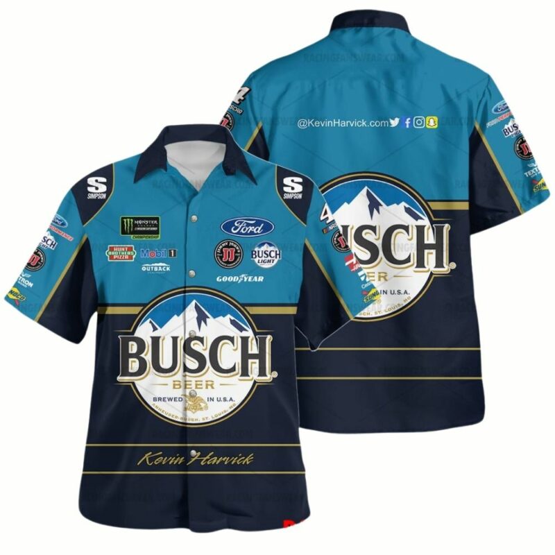 Kevin Harvick Nascar Busch Beer Jimmy Johns And Monster Energy Racing Uniform 1