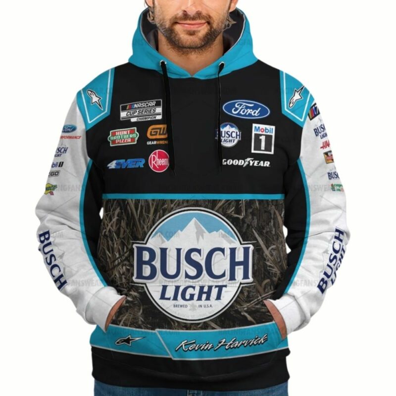 Kevin Harvick Nascar Busch Light Ford Mobil 1 Racing Uniform 1