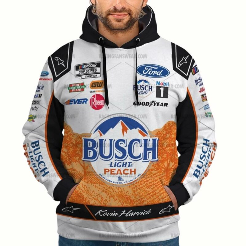 Kevin Harvick Nascar Busch Light Peach Racing 2023 Uniform 1