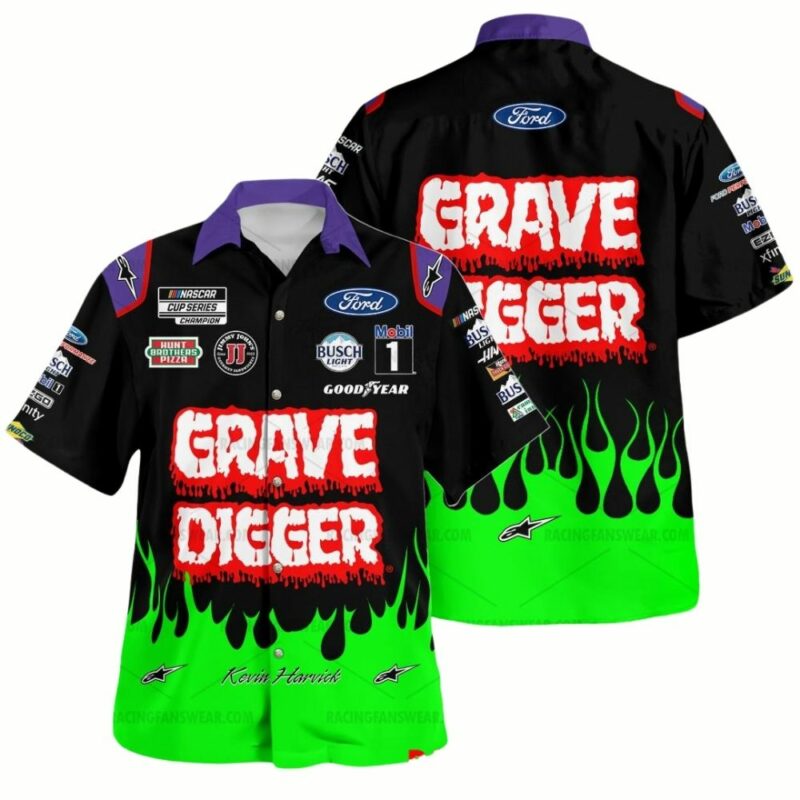 Kevin Harvick Nascar Grave Digger Racing 2021 Uniform 1 1