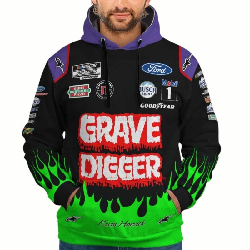 Kevin Harvick Nascar Grave Digger Racing 2021 Uniform 1