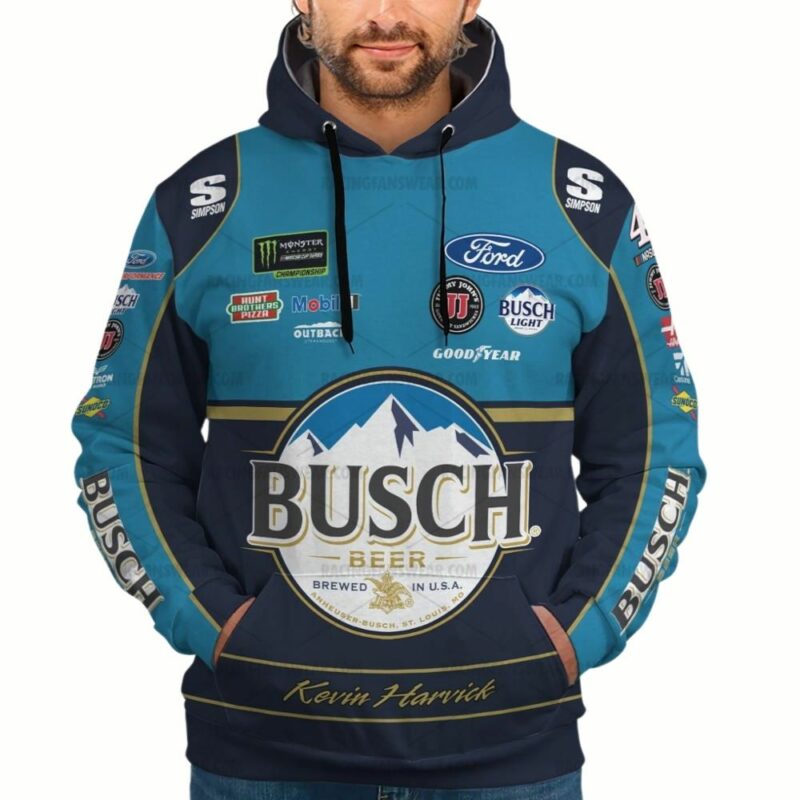 Kevin Harvick Nascar Racing Busch Light Ford Monster Energy Uniform 1