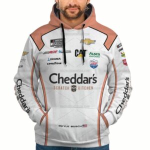 Kyle Busch 8 Nascar Racing 2023 Cheddar's Uniform All-over Print Hoodie