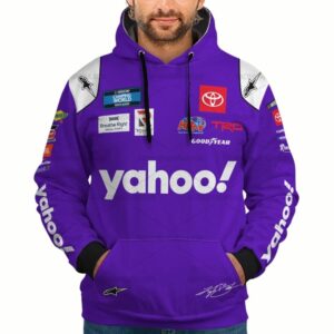 Kyle Busch Nascar 2022 Yahoo Racing Uniform All-over Print Hoodie