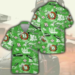 Kyle Busch Nascar 2023 Alsco Racing Hawaiian Shirt