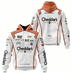 Kyle Busch Nascar 2023 Cheddar’s Racing Uniform All-over Print Hoodie