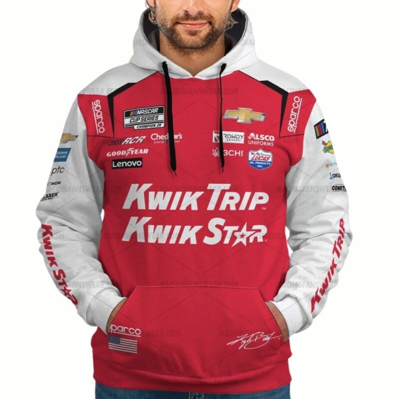 Kyle Busch Nascar 2023 Kwik Trip Kwik Star Racing Uniform 1 1
