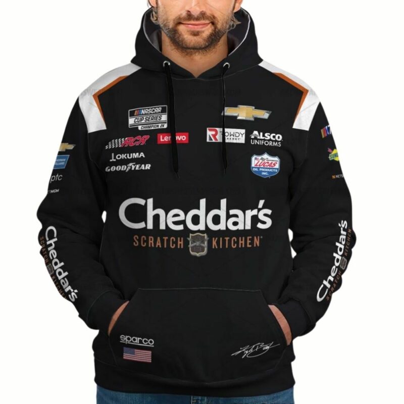 Kyle Busch Nascar Racing 2023 Cheddars Scratch Kitchen Uniform 1