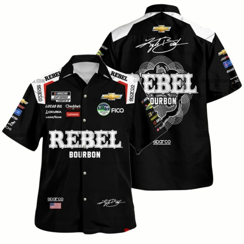 Kyle Busch Nascar Racing 2024 Rebel Bourbon Signature Uniform 1