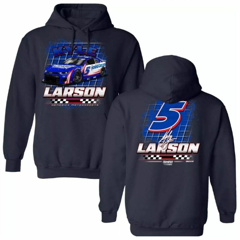 Kyle Larson 2025 Hendrickcars 2 Spot 3D Hoodie 1