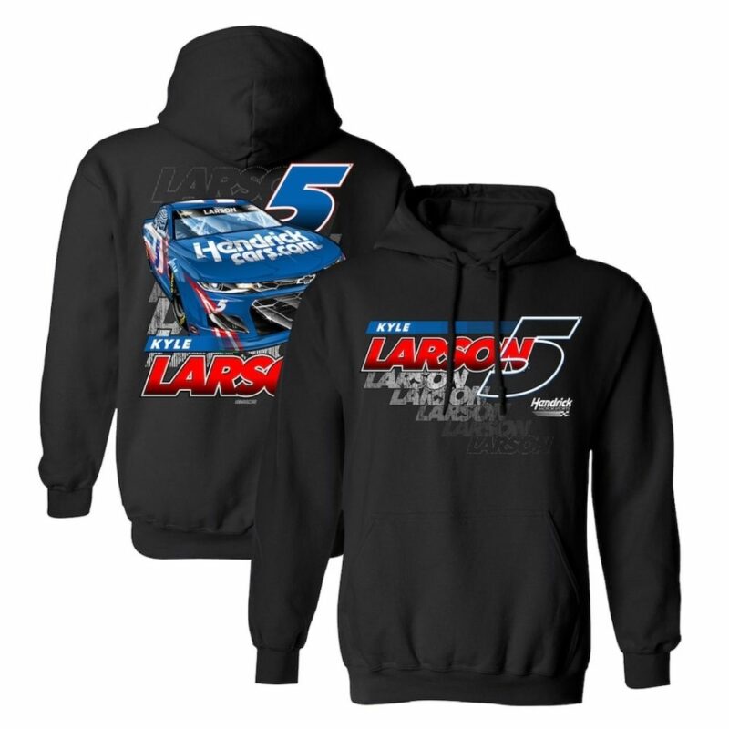 Kyle Larson Hendrick Motorsports Team Collection Hendrickcars.com Car 2 Spot 3D Hoodie 1 1