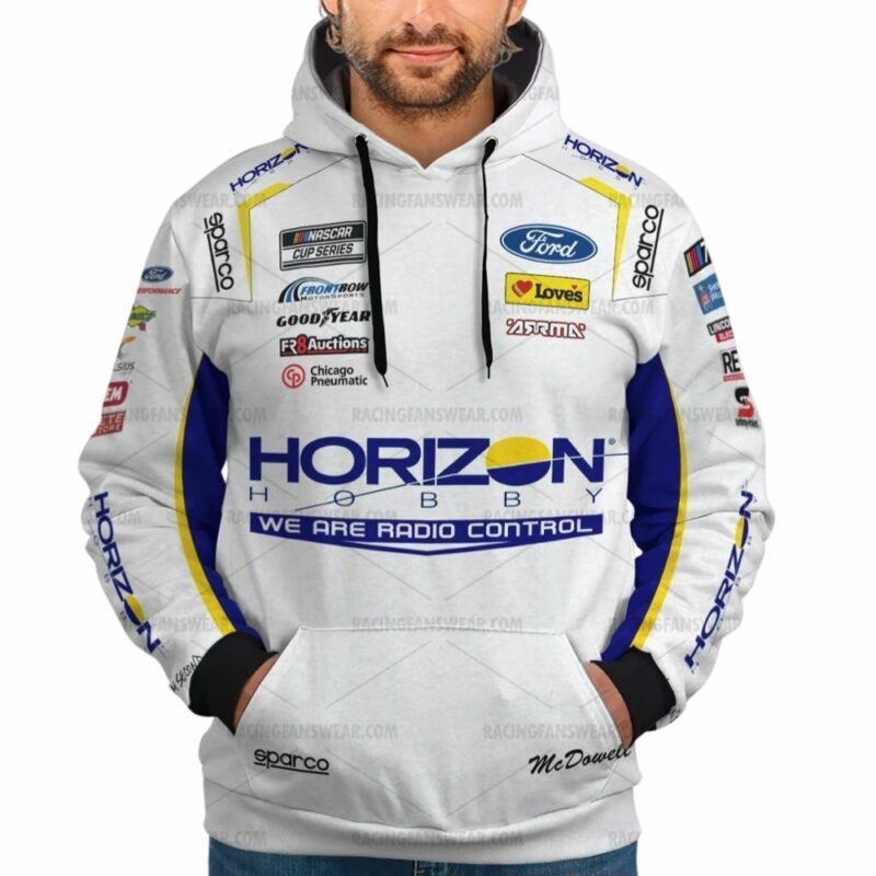 Michael Mcdowell Nascar Horizon Hobby 2023 Racing Uniform 3D Hoodie 1