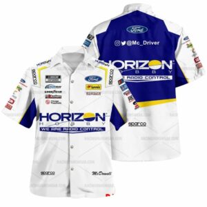 Michael McDowell Nascar Horizon Hobby 2023 Racing Uniform Hawaiian Shirt
