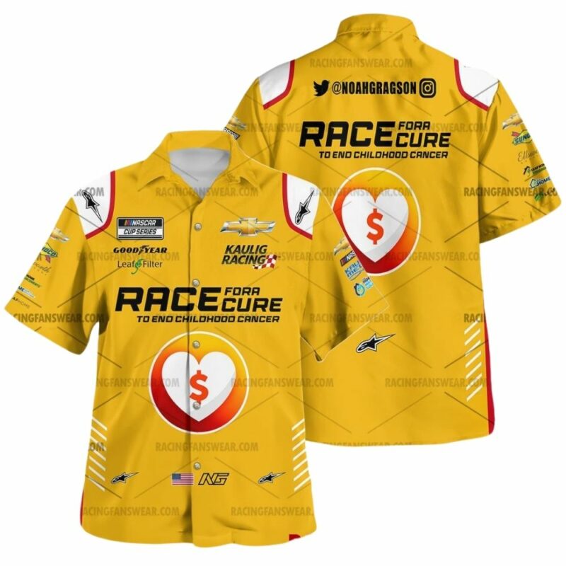 Noah Gragson Nascar Racing 2022 Uniform Hawaiian Shirt 1