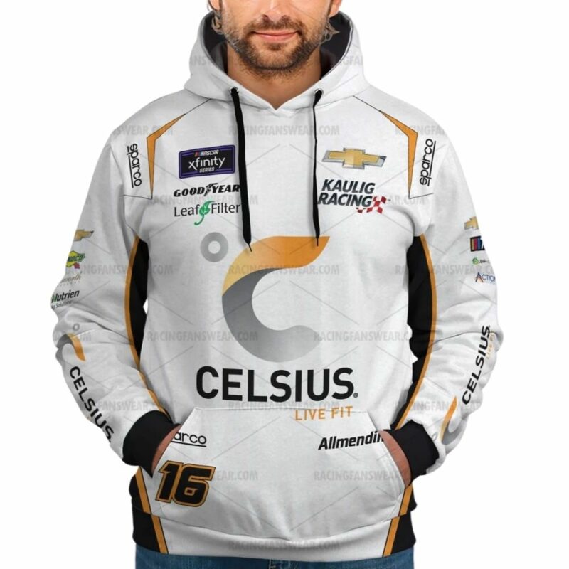 Personalized Aj Allmendinger Nascar Racing 2023 Celsius 3D Hoodie 1