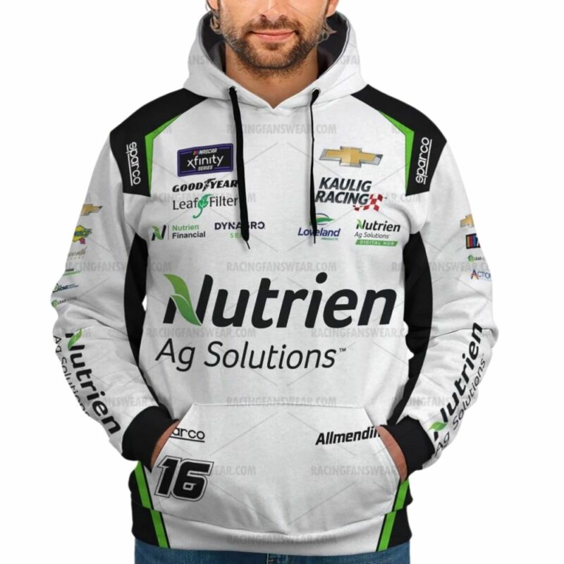 Personalized Aj Allmendinger Nascar Racing 2023 Nutrien Ag Solution Uniform 3D Hoodie 1