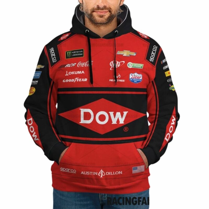 Personalized And Number Austin Dillon Nascar Racing 2018 Dow Uniform 3D Hoodie 1